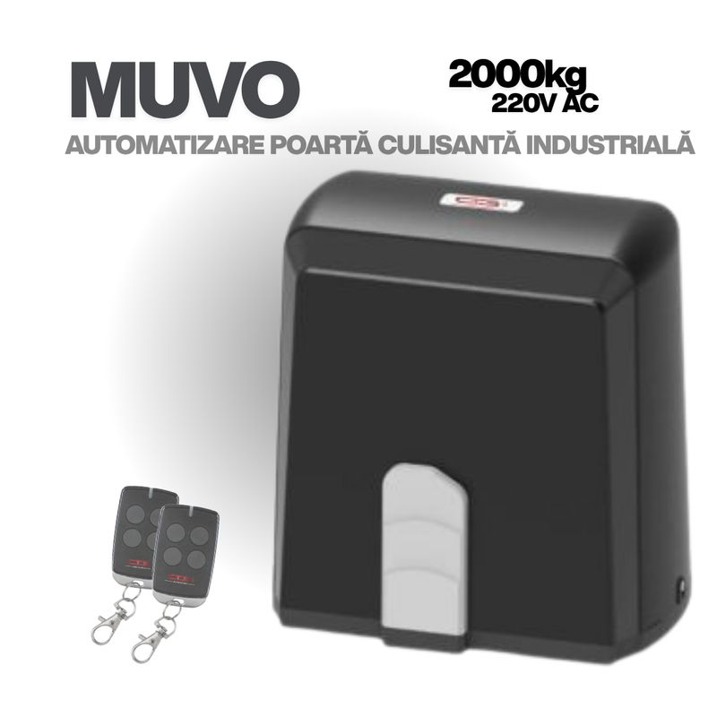 Kit Automatizare poartă culisantă - CTS Automation MUVO, Heavy Duty, max. 2000kg
