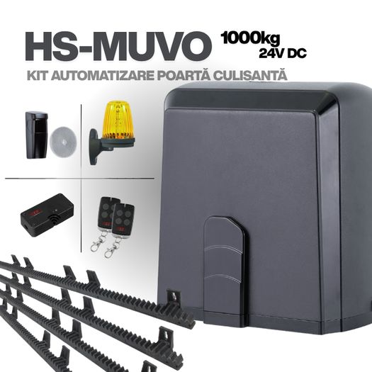 Kit automatizare poartă culisantă  rapidă -  MUVO High Speed