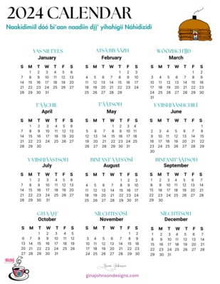 2024 One year Calendar