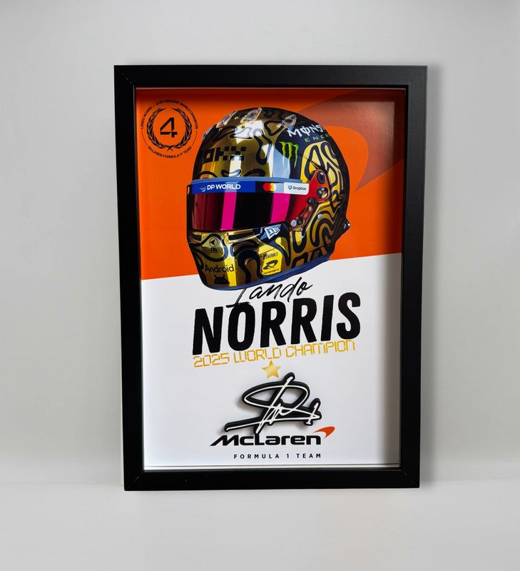 Lando Norris 2025 Champion – Iconic Casque