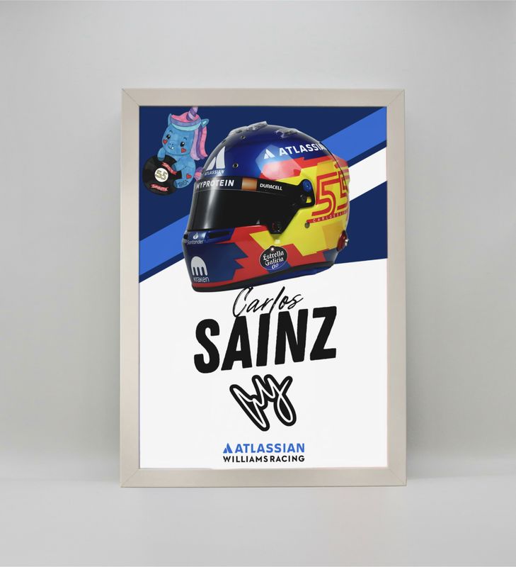 Carlos Sainz 2025 - Iconic Casque
