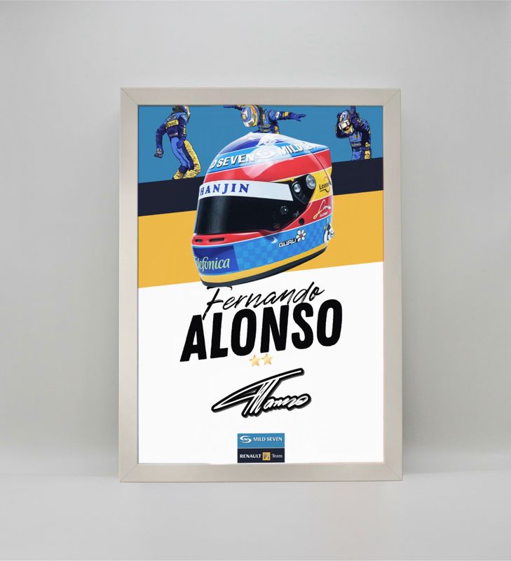 Fernando Alonso 2005 - Iconic Casque