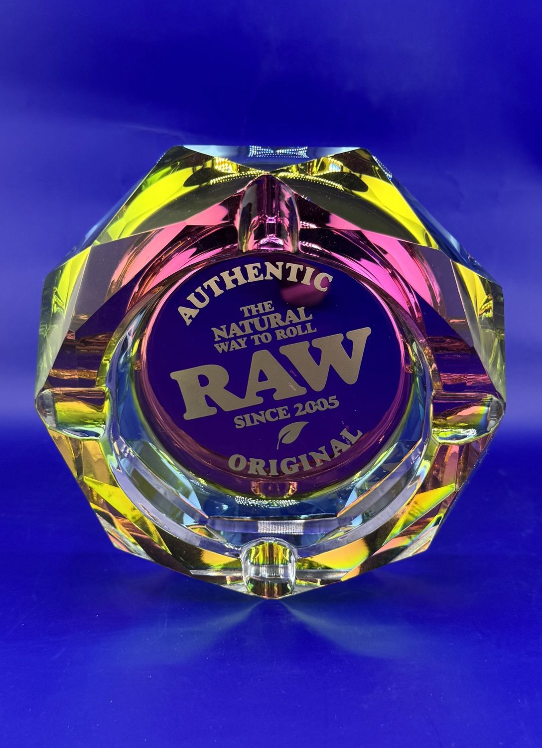 Raw- Prism Glass Ashtray