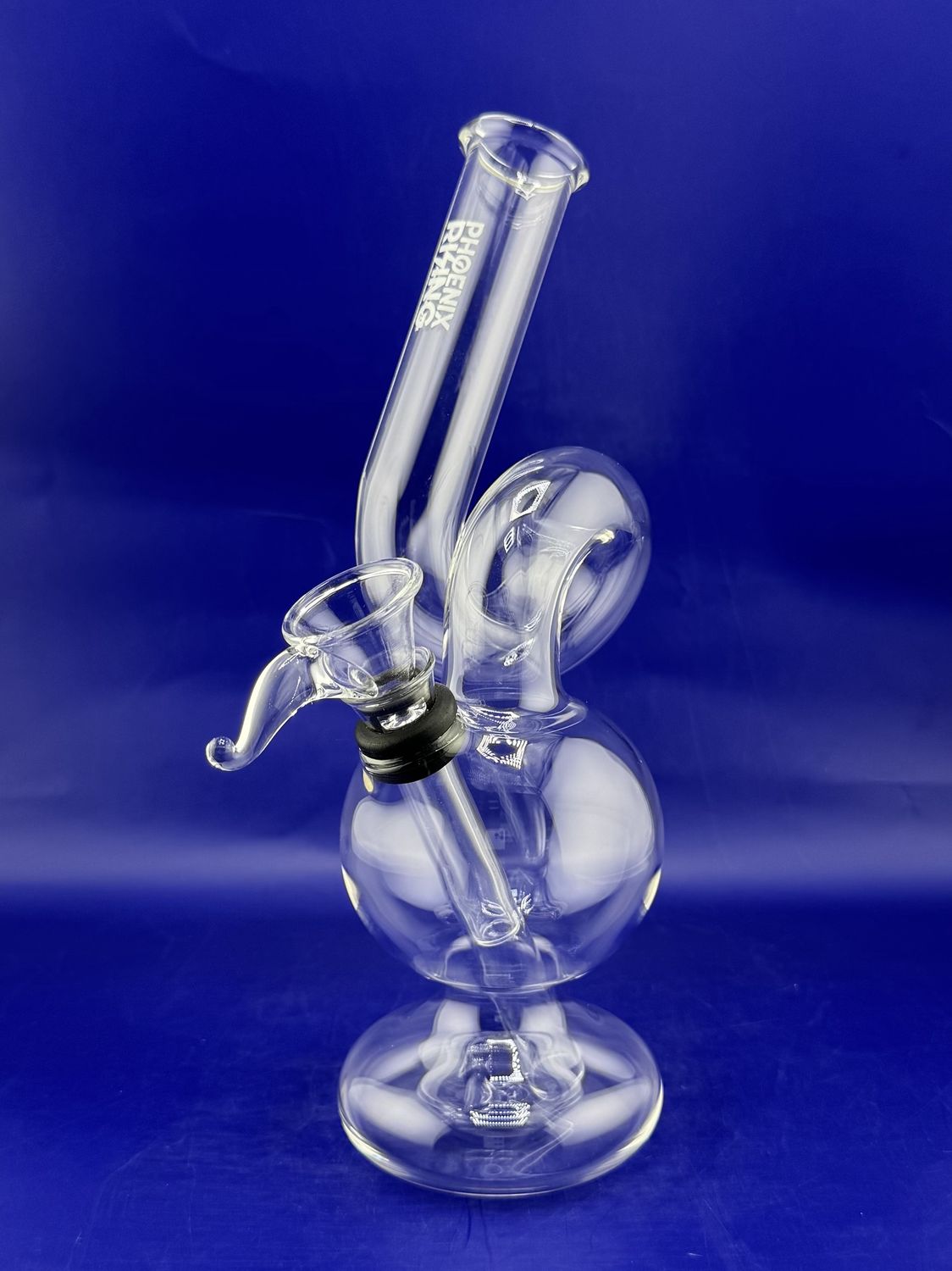 Phoenix Rising Upside down twisted Bubble water pipe