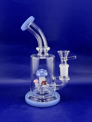 10” Mushroom Bong Forest Perc