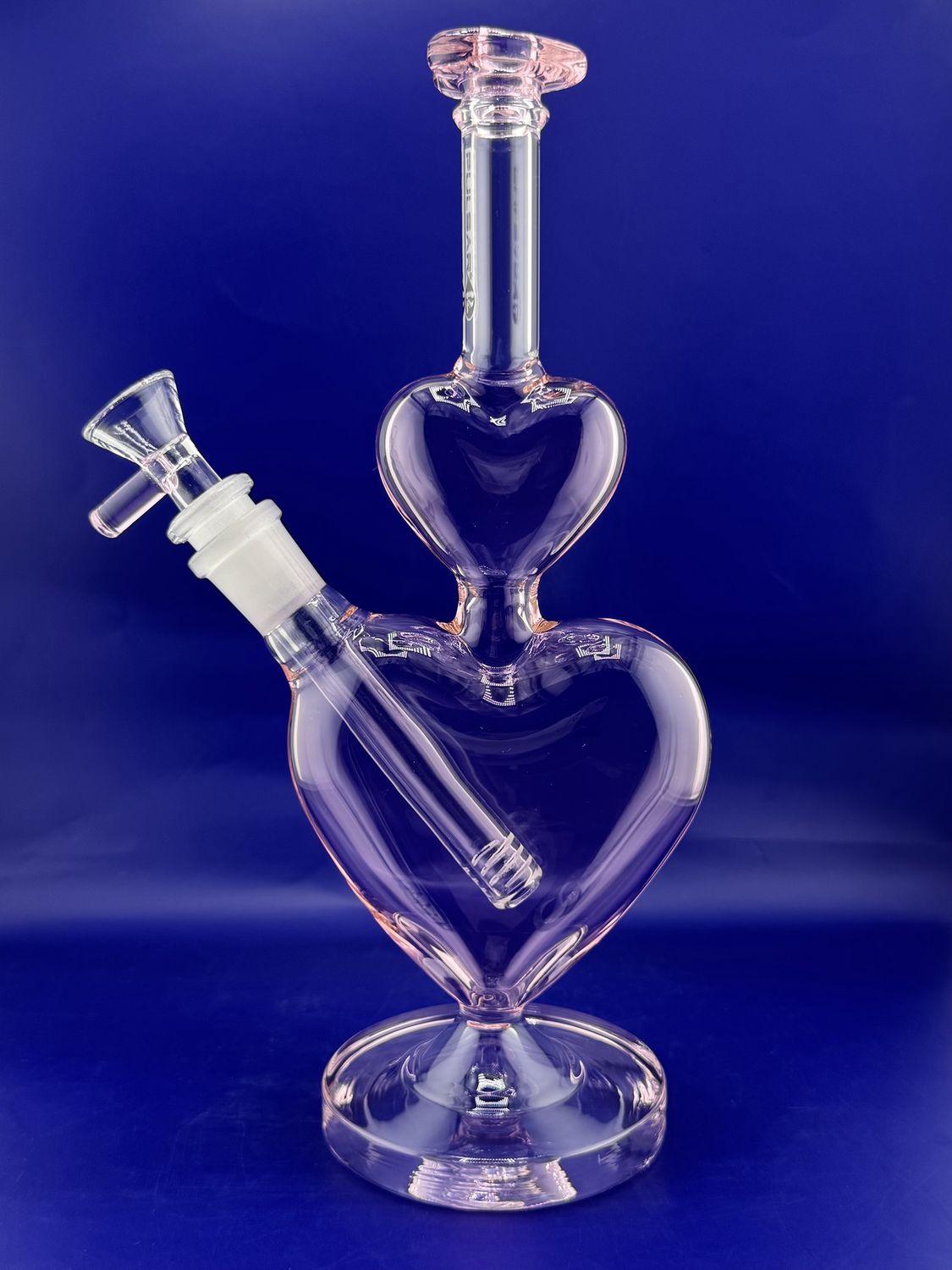 Pulsar- 10" Stacked Hearts Bong