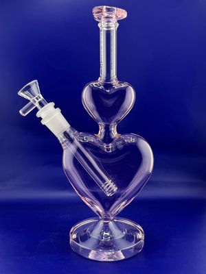 Pulsar- 10" Stacked Hearts Bong
