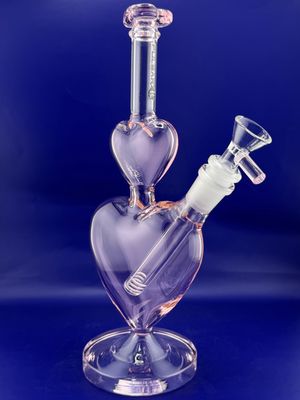 Pulsar- 10" Stacked Hearts Bong