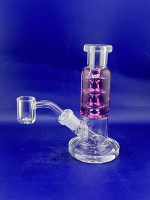 6" Glycerin Filled Straight Dab Rig