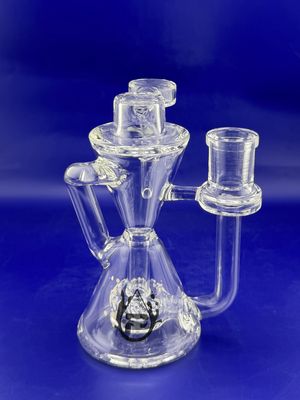 Pulsar- Hourglass Recycler Ash Catcher 5.25"/14mm/90D
