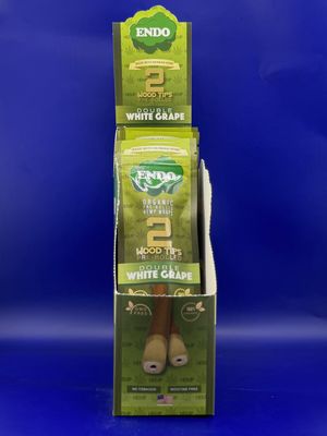Endo- Wood Tip Organic Hemp Preroll