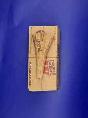Raw- Double Barrel Wooden Cone Holder