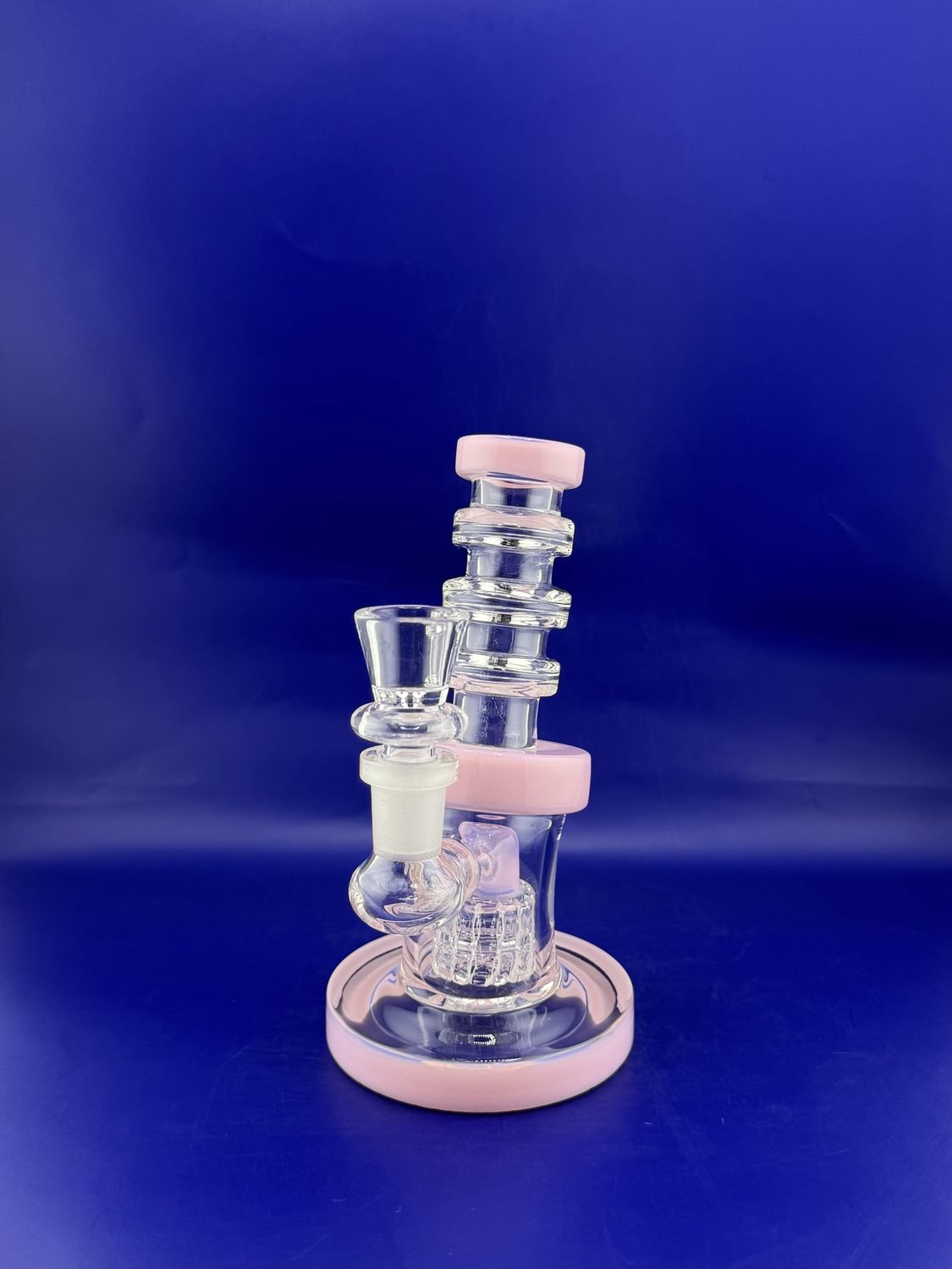 7” Matrix Perc Waterpipe, Color: Pink
