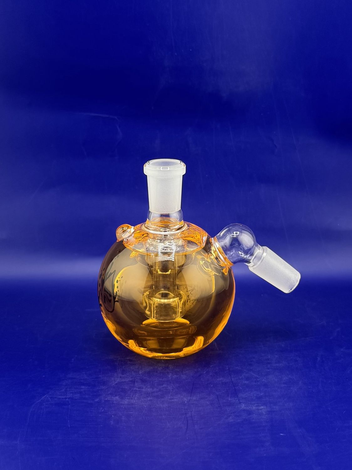 Pulsar- Magic Sphere Glycerin Ash Catcher, Color and Angle: Orange 45 Degree