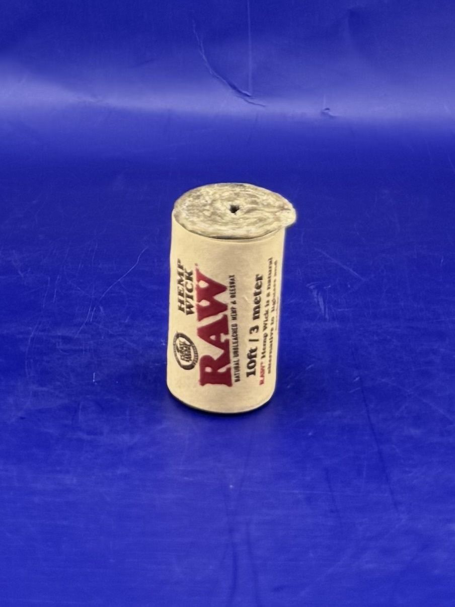 Raw- Hemp wick, Size: 10ft/3m