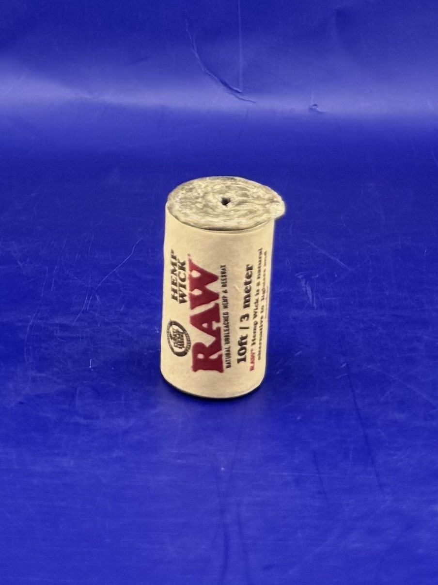 Raw- Hemp wick, Size: 10ft/3m