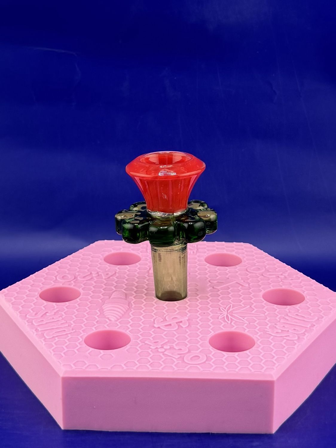 Flower Bowl Slides, Color: Red