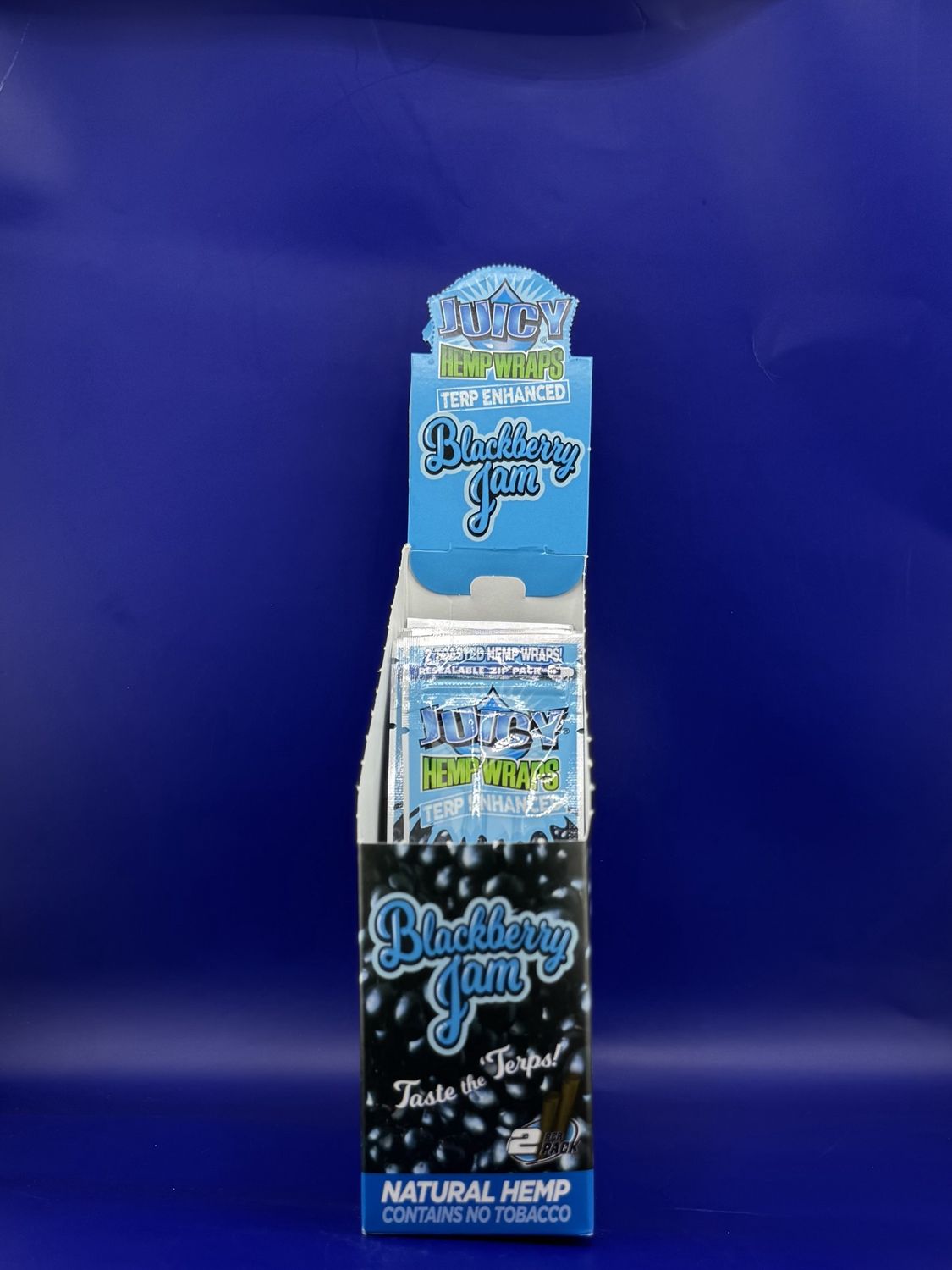 Juicy Hemp Wraps, Flavor: Blackberry Jam
