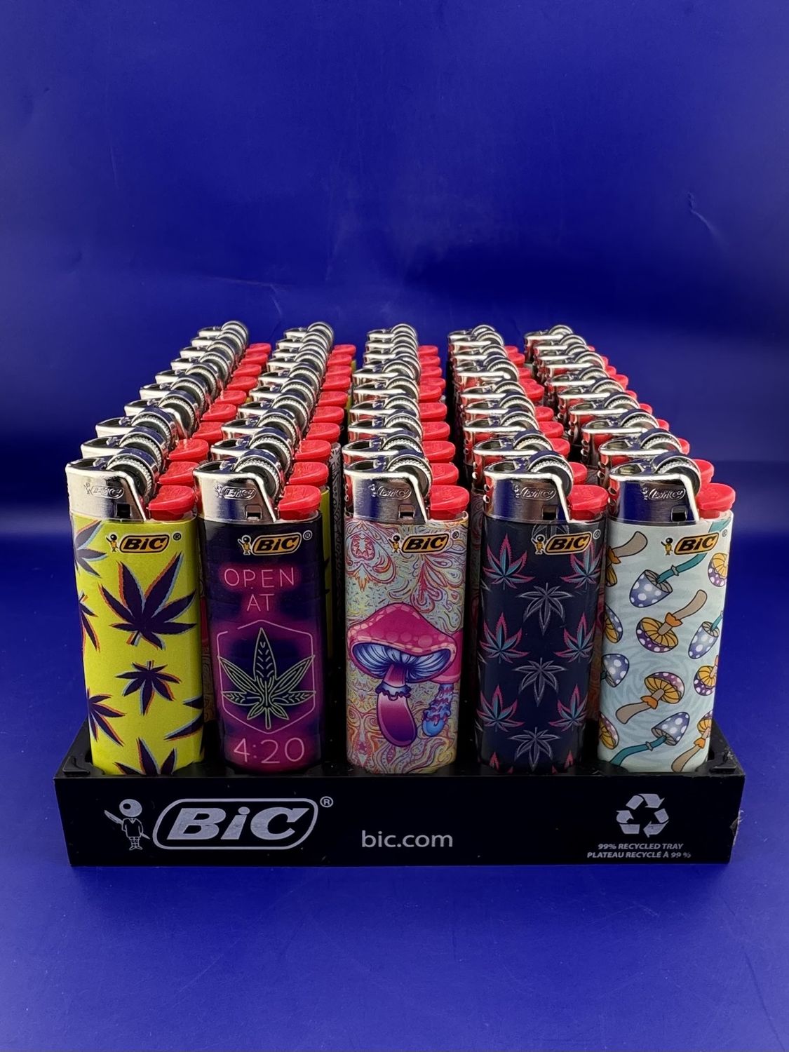Bic- Weed &amp; Shroom Design Lighter