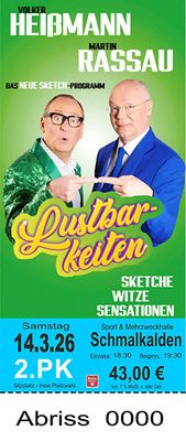 Heißmann und Rassau am 14.03.2026 in Schmalkalden PK2
