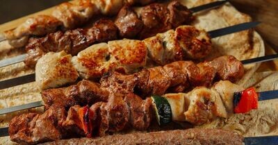 12 x LAMB KEBABS (Spiced lamb meatballs baked and pan tossed in light tomato chutney)