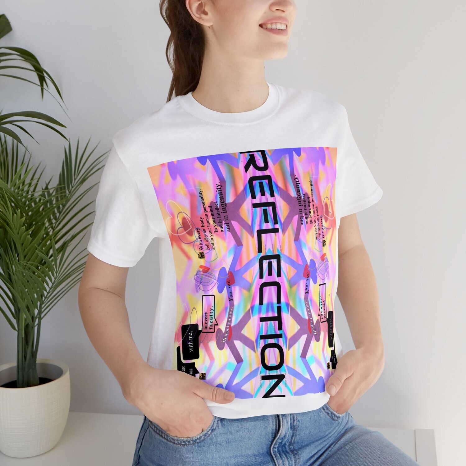 MULTIPLE *REFLECTION* (6/6) variations - Unisex Jersey Short Sleeve Tee from the &quot; HOOK BOOK &quot; by: qUENTIN bENNETT