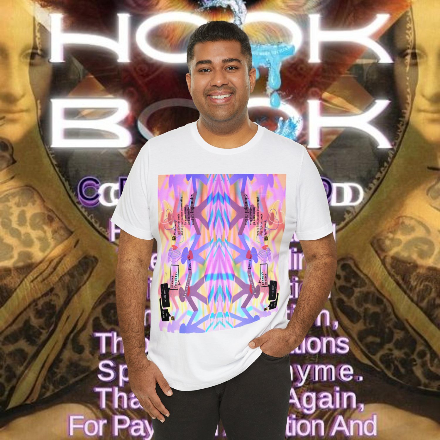 MULTIPLE *REFLECTION* (6/6) variations - Unisex Jersey Short Sleeve Tee from the &quot; HOOK BOOK &quot; by: qUENTIN bENNETT