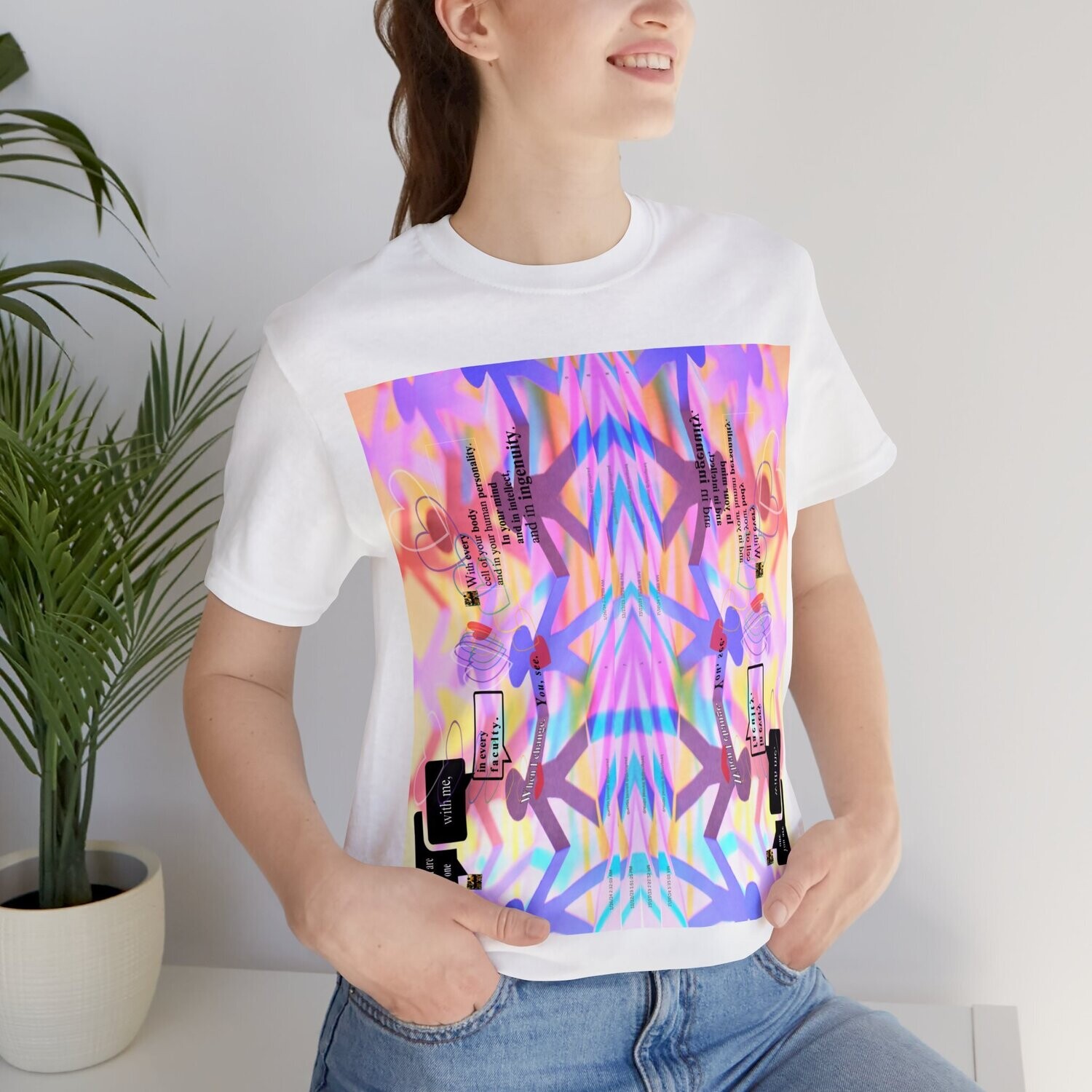 MULTIPLE *REFLECTION* (6/6) variations - Unisex Jersey Short Sleeve Tee from the &quot; HOOK BOOK &quot; by: qUENTIN bENNETT