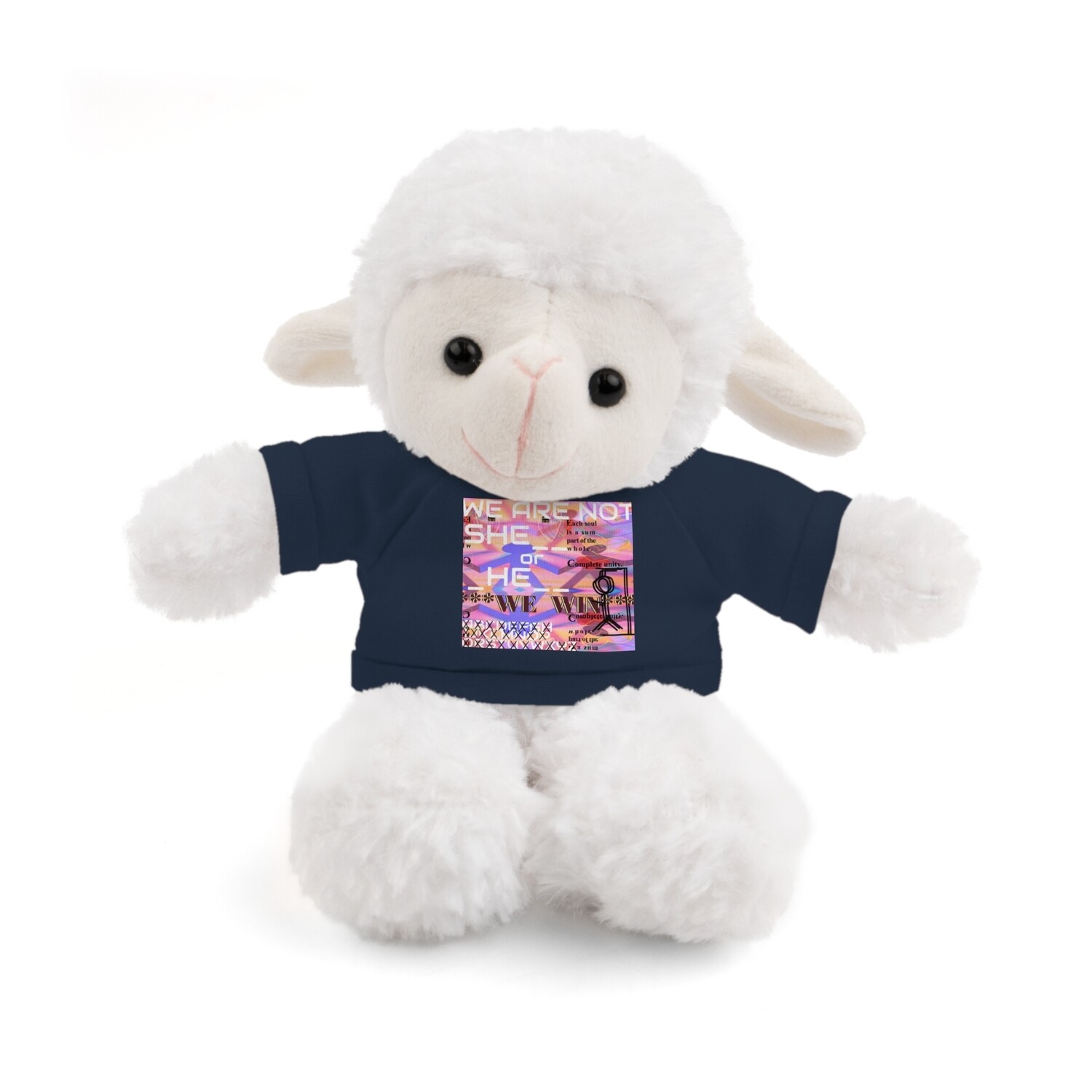 StuFFed SHEEP with 1/6 Colored Graphic TEE from &quot;Hook Book&quot; By: qUENTIN bENNETT