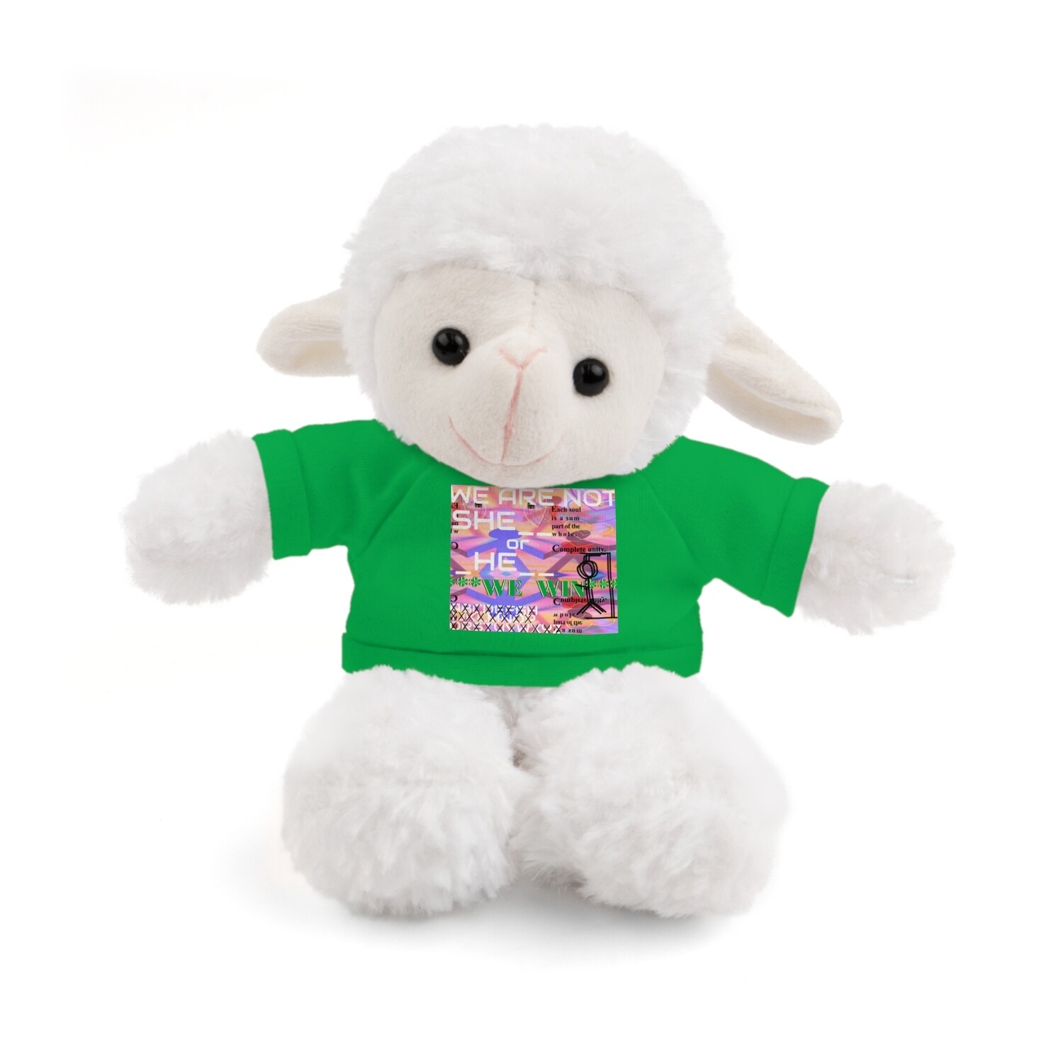 StuFFed SHEEP with 1/6 Colored Graphic TEE from &quot;Hook Book&quot; By: qUENTIN bENNETT