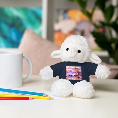 StuFFed SHEEP with 1/6 Colored Graphic TEE from &quot;Hook Book&quot; By: qUENTIN bENNETT