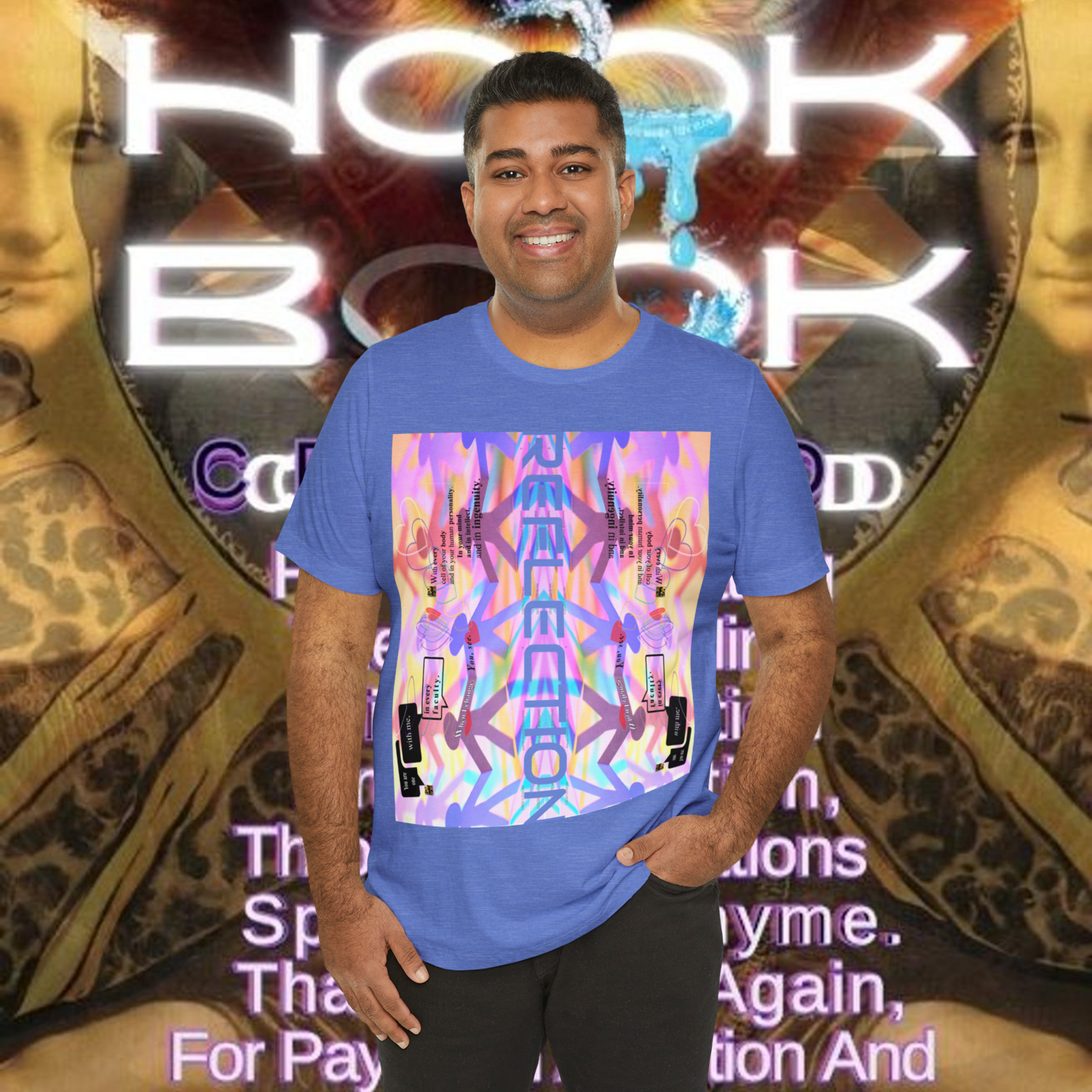 MULTIPLE *REFLECTION* (11/11) variations - Unisex Jersey Short Sleeve Tee from the &quot;HOOK BOOK&quot; by: qUENTIN bENNETT
