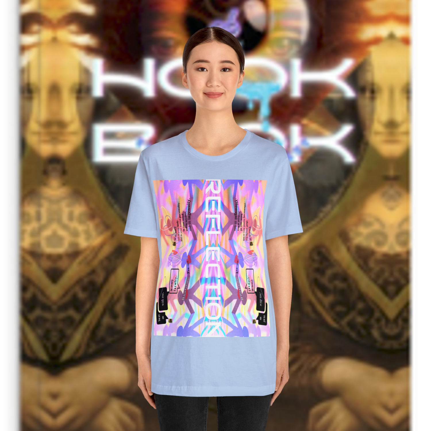MULTIPLE *REFLECTION* (11/11) variations - Unisex Jersey Short Sleeve Tee from the &quot;HOOK BOOK&quot; by: qUENTIN bENNETT