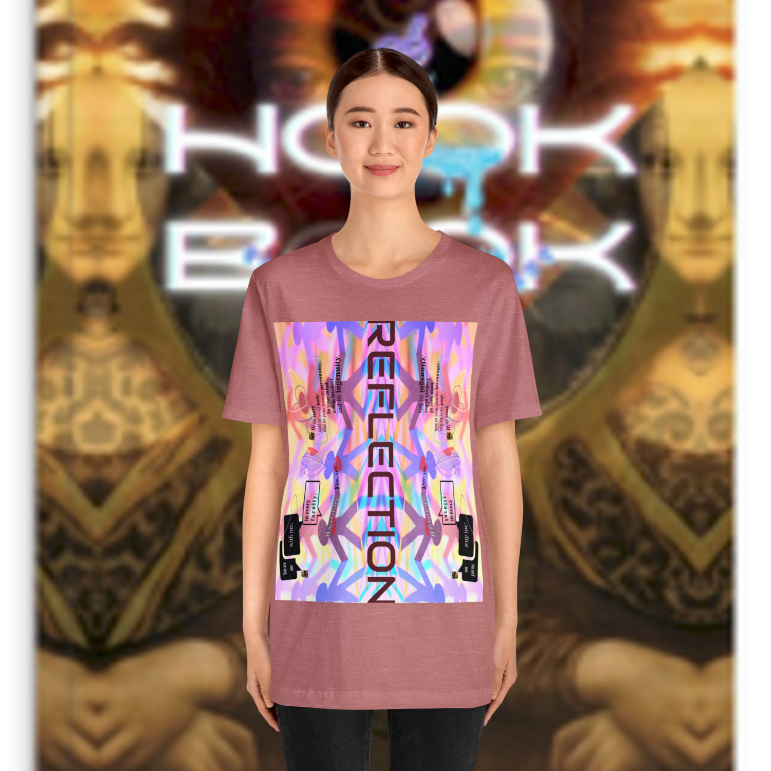 MULTIPLE *REFLECTION* (11/11) variations - Unisex Jersey Short Sleeve Tee from the &quot;HOOK BOOK&quot; by: qUENTIN bENNETT