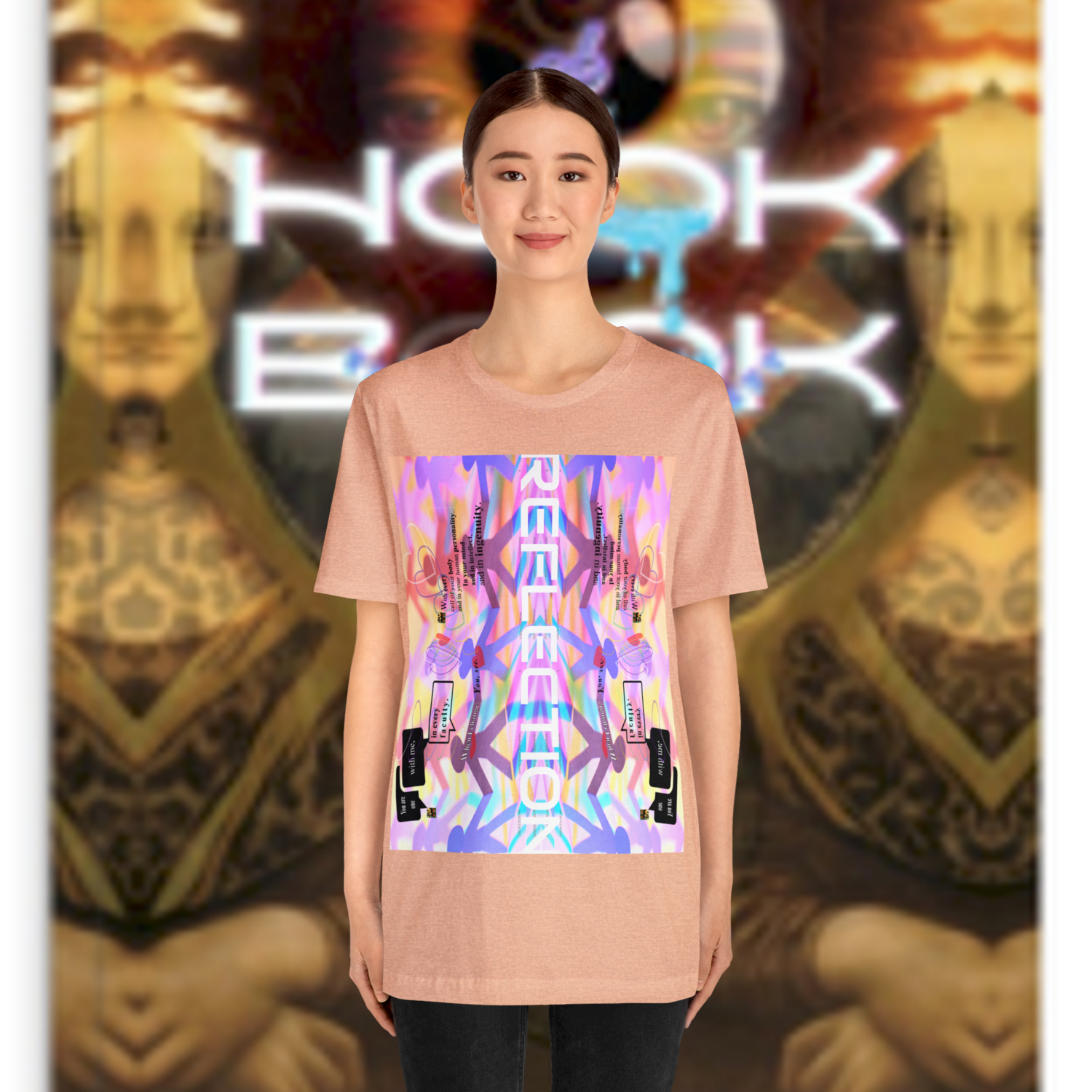 MULTIPLE *REFLECTION* (11/11) variations - Unisex Jersey Short Sleeve Tee from the &quot;HOOK BOOK&quot; by: qUENTIN bENNETT