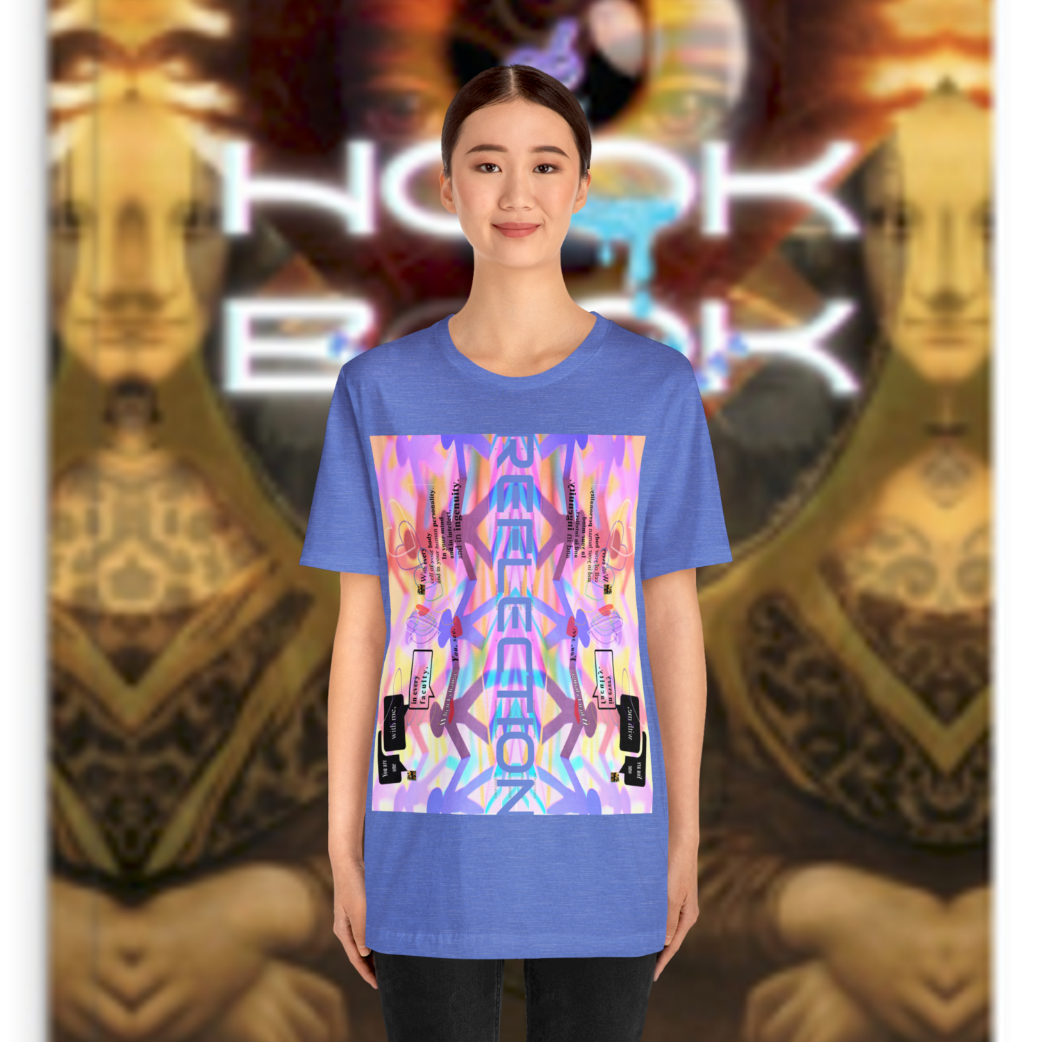 MULTIPLE *REFLECTION* (11/11) variations - Unisex Jersey Short Sleeve Tee from the &quot;HOOK BOOK&quot; by: qUENTIN bENNETT