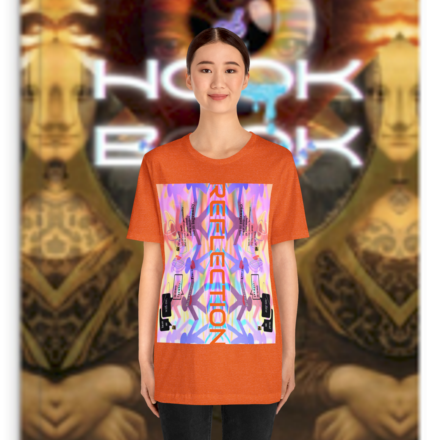 MULTIPLE *REFLECTION* (11/11) variations - Unisex Jersey Short Sleeve Tee from the &quot;HOOK BOOK&quot; by: qUENTIN bENNETT