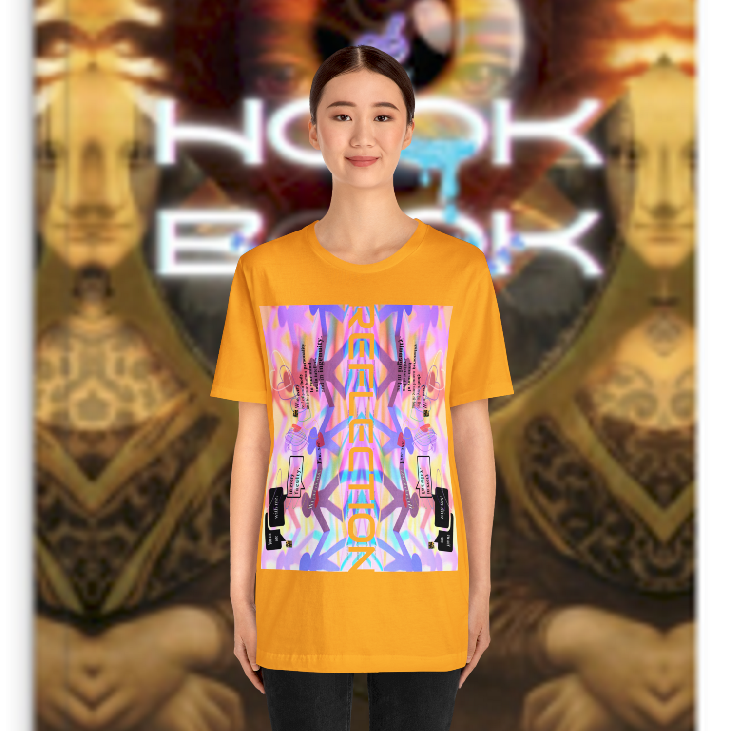 MULTIPLE *REFLECTION* (11/11) variations - Unisex Jersey Short Sleeve Tee from the &quot;HOOK BOOK&quot; by: qUENTIN bENNETT