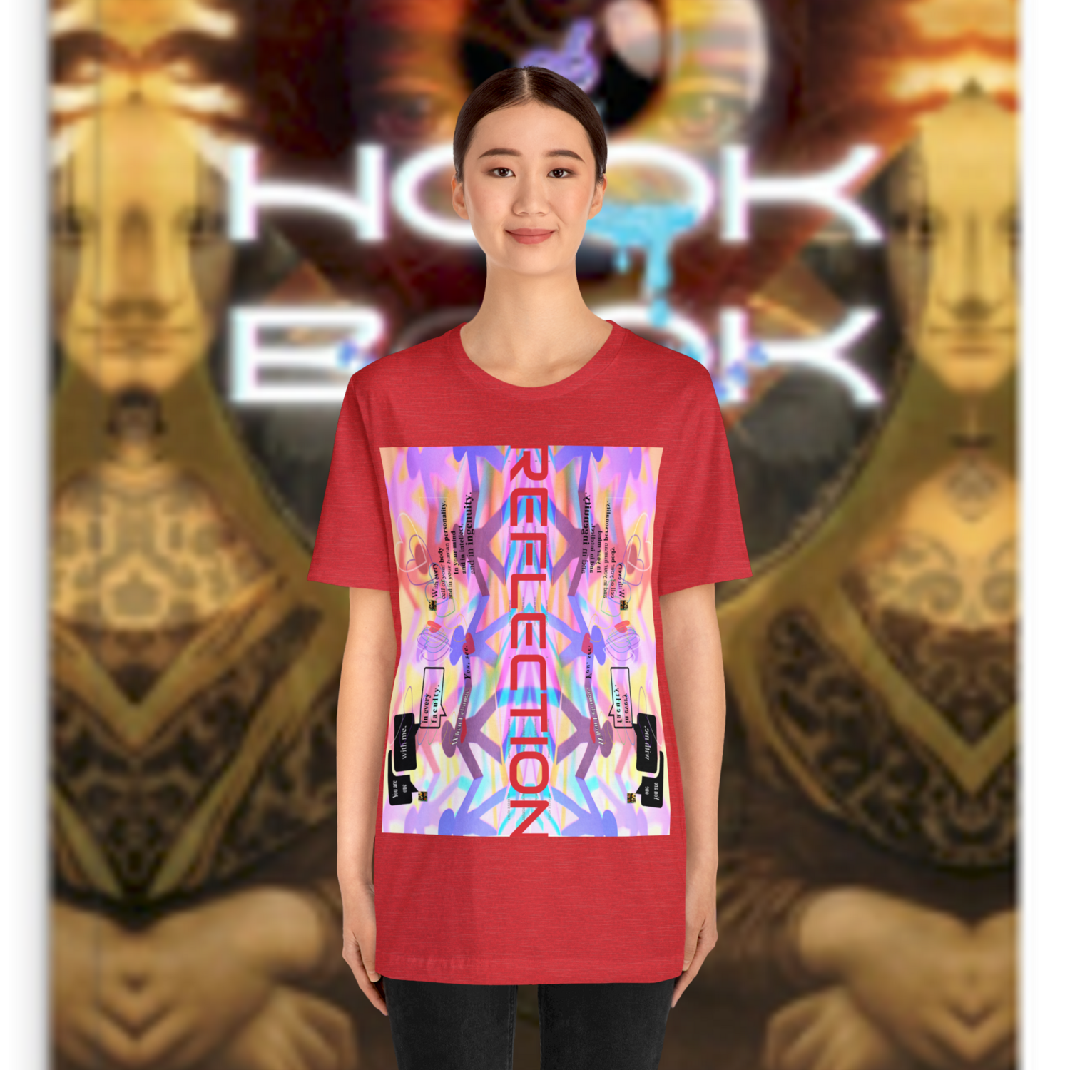 MULTIPLE *REFLECTION* (11/11) variations - Unisex Jersey Short Sleeve Tee from the &quot;HOOK BOOK&quot; by: qUENTIN bENNETT