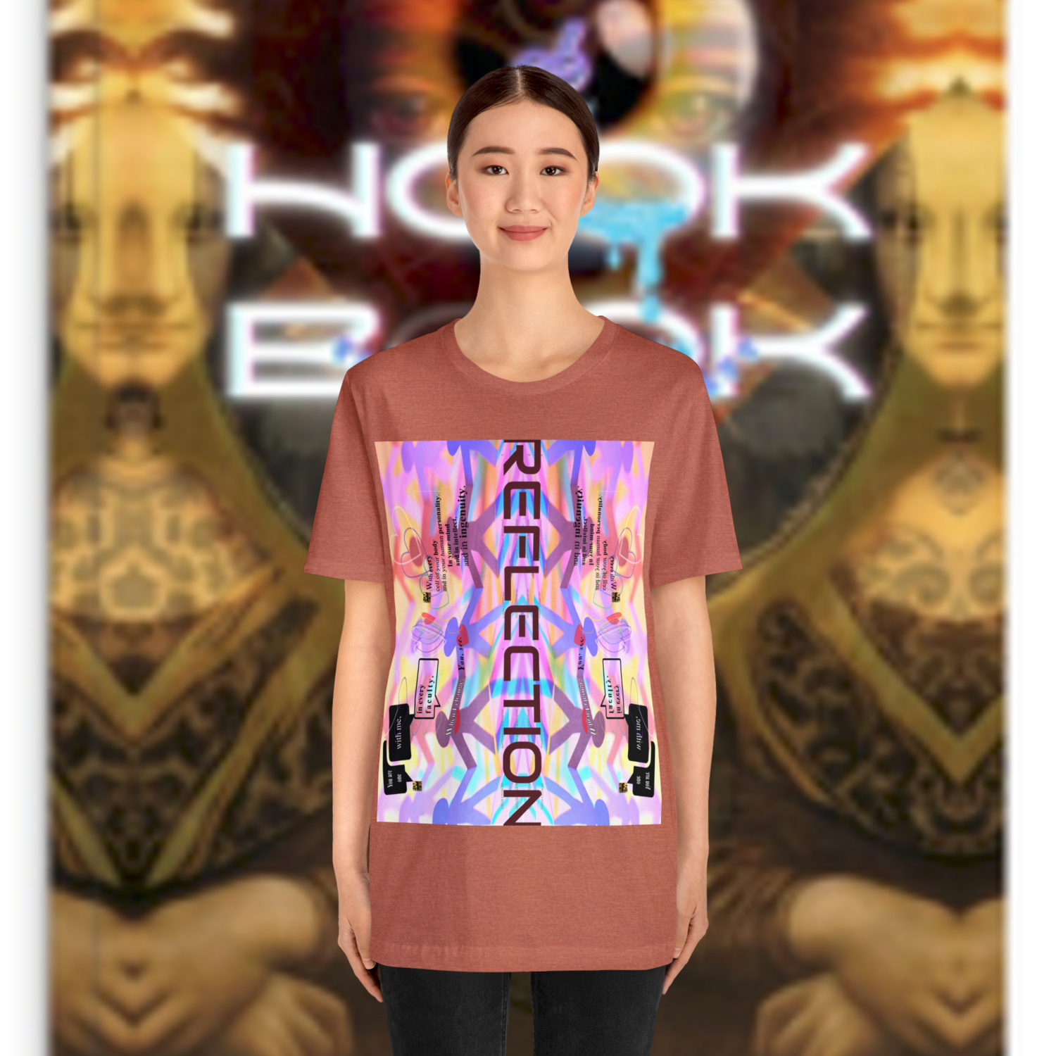 MULTIPLE *REFLECTION* (11/11) variations - Unisex Jersey Short Sleeve Tee from the &quot;HOOK BOOK&quot; by: qUENTIN bENNETT