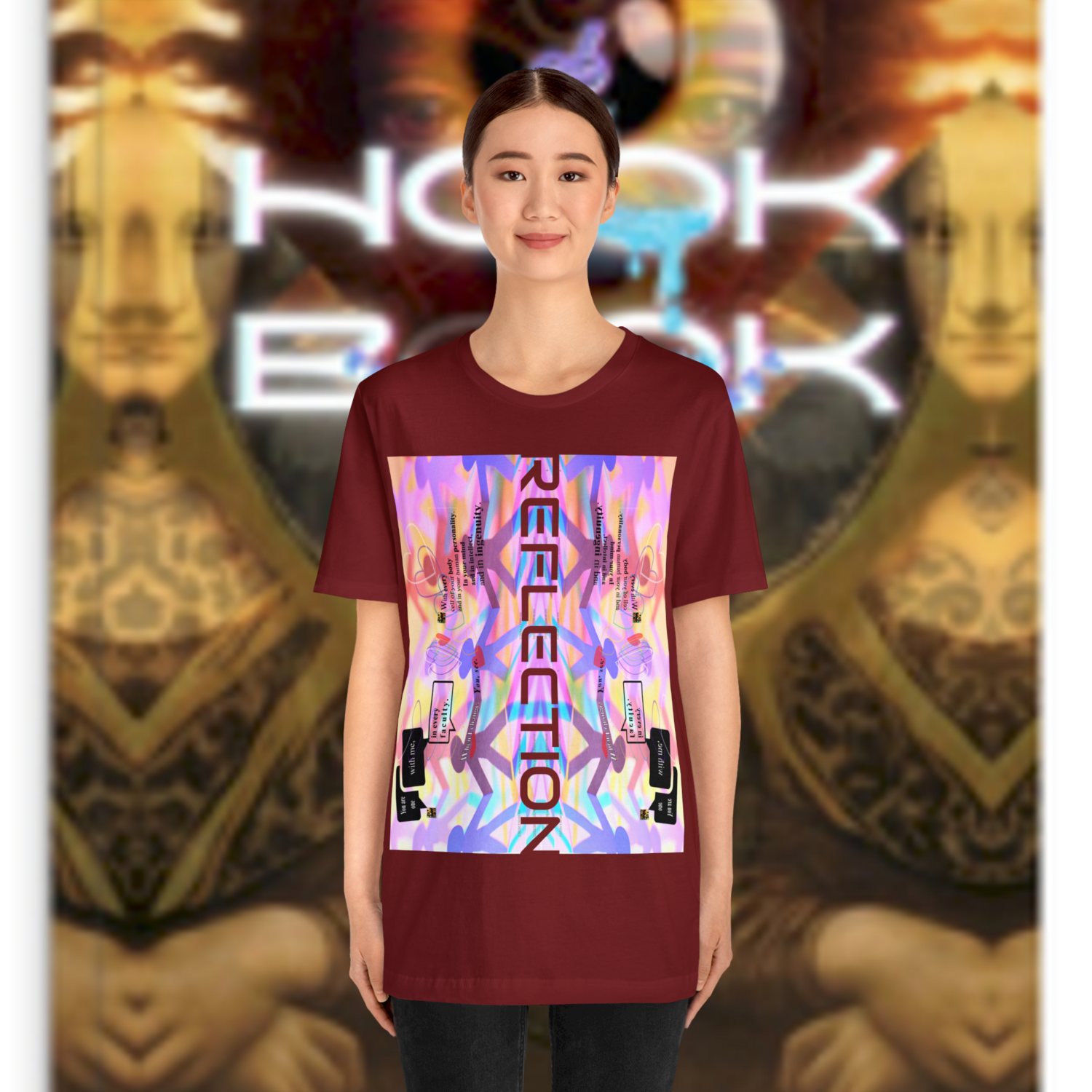 MULTIPLE *REFLECTION* (11/11) variations - Unisex Jersey Short Sleeve Tee from the &quot;HOOK BOOK&quot; by: qUENTIN bENNETT