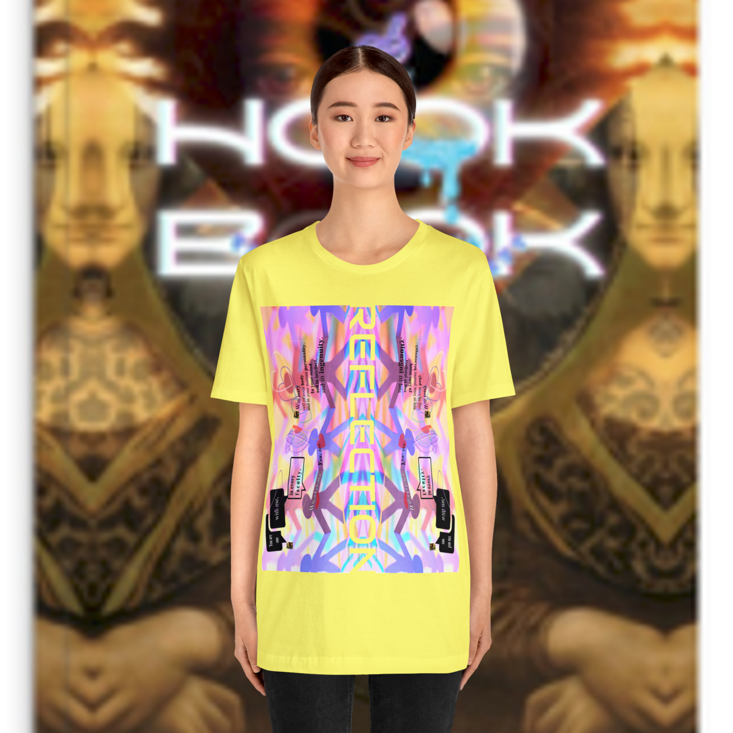 MULTIPLE *REFLECTION* (6/6) variations - Unisex Jersey Short Sleeve Tee from the &quot; HOOK BOOK &quot; by: qUENTIN bENNETT