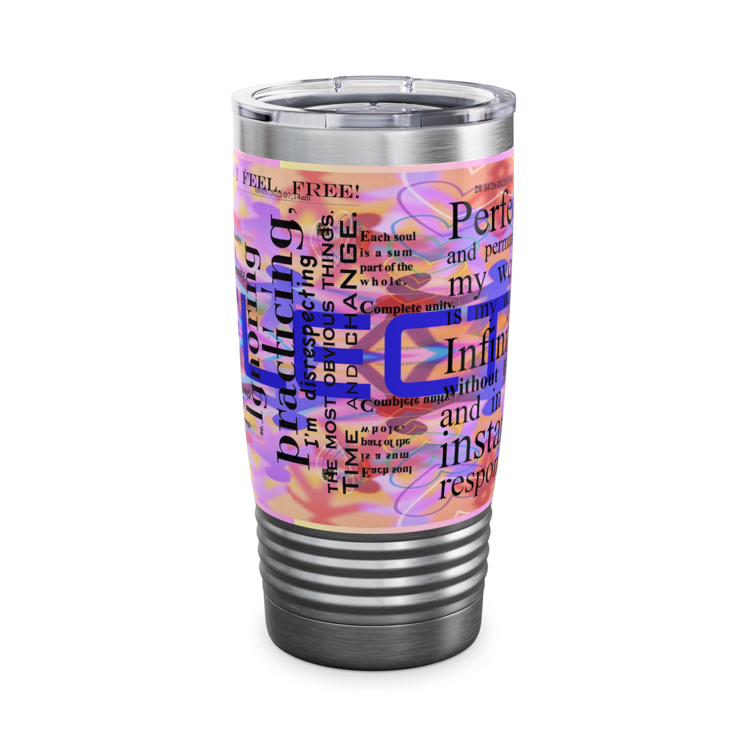 REFLECTION Stainless Steel Ringneck Tumbler 20oz ​SIX COLOR OPTIONS BY qUENTIN bENNETT