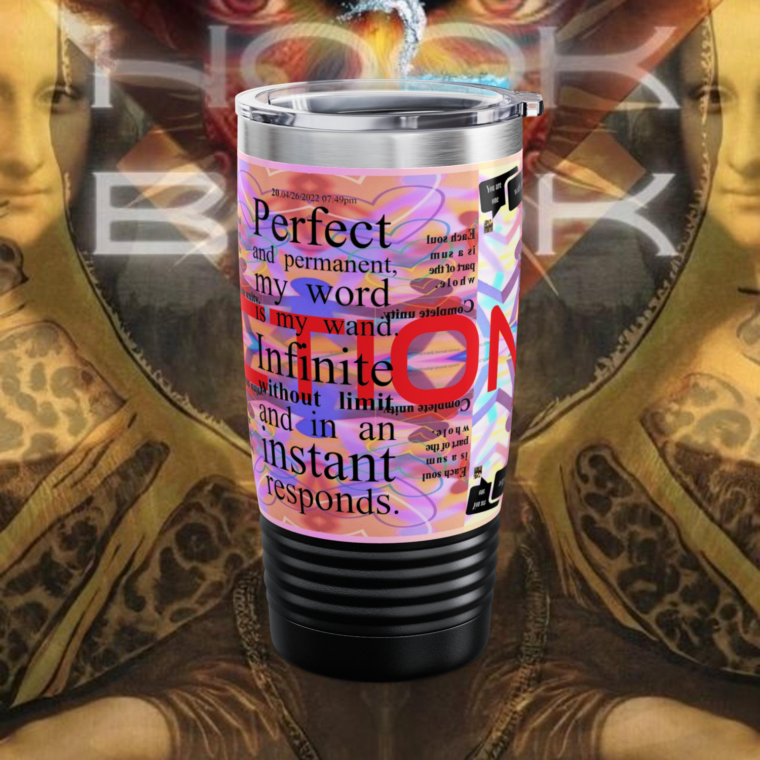 REFLECTION Stainless Steel Ringneck Tumbler 20oz ​SIX COLOR OPTIONS BY qUENTIN bENNETT
