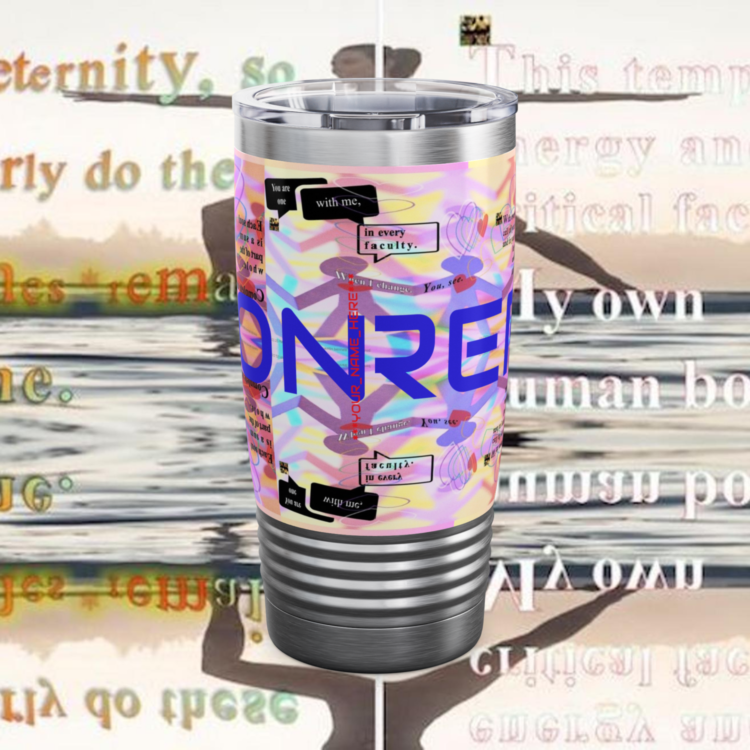 REFLECTION Stainless Steel Ringneck Tumbler 20oz ​SIX COLOR OPTIONS BY qUENTIN bENNETT