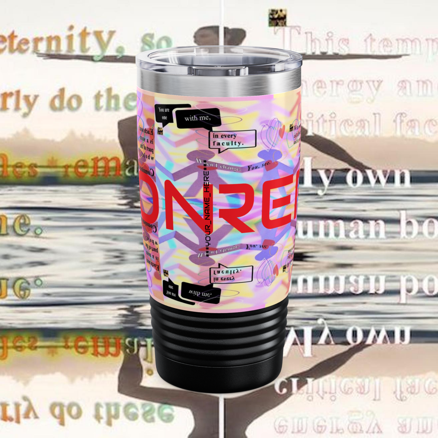 REFLECTION Stainless Steel Ringneck Tumbler 20oz ​SIX COLOR OPTIONS BY qUENTIN bENNETT