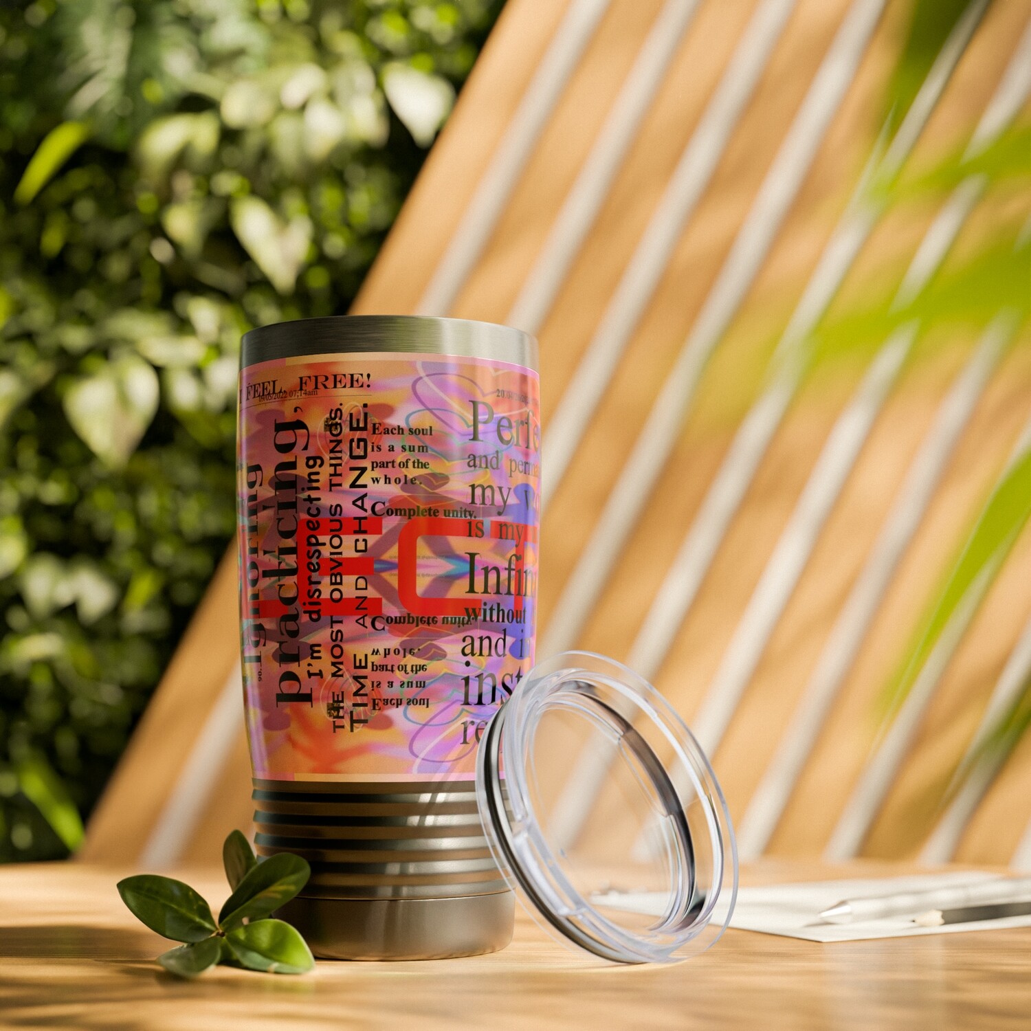 REFLECTION Stainless Steel Ringneck Tumbler 20oz ​SIX COLOR OPTIONS BY qUENTIN bENNETT