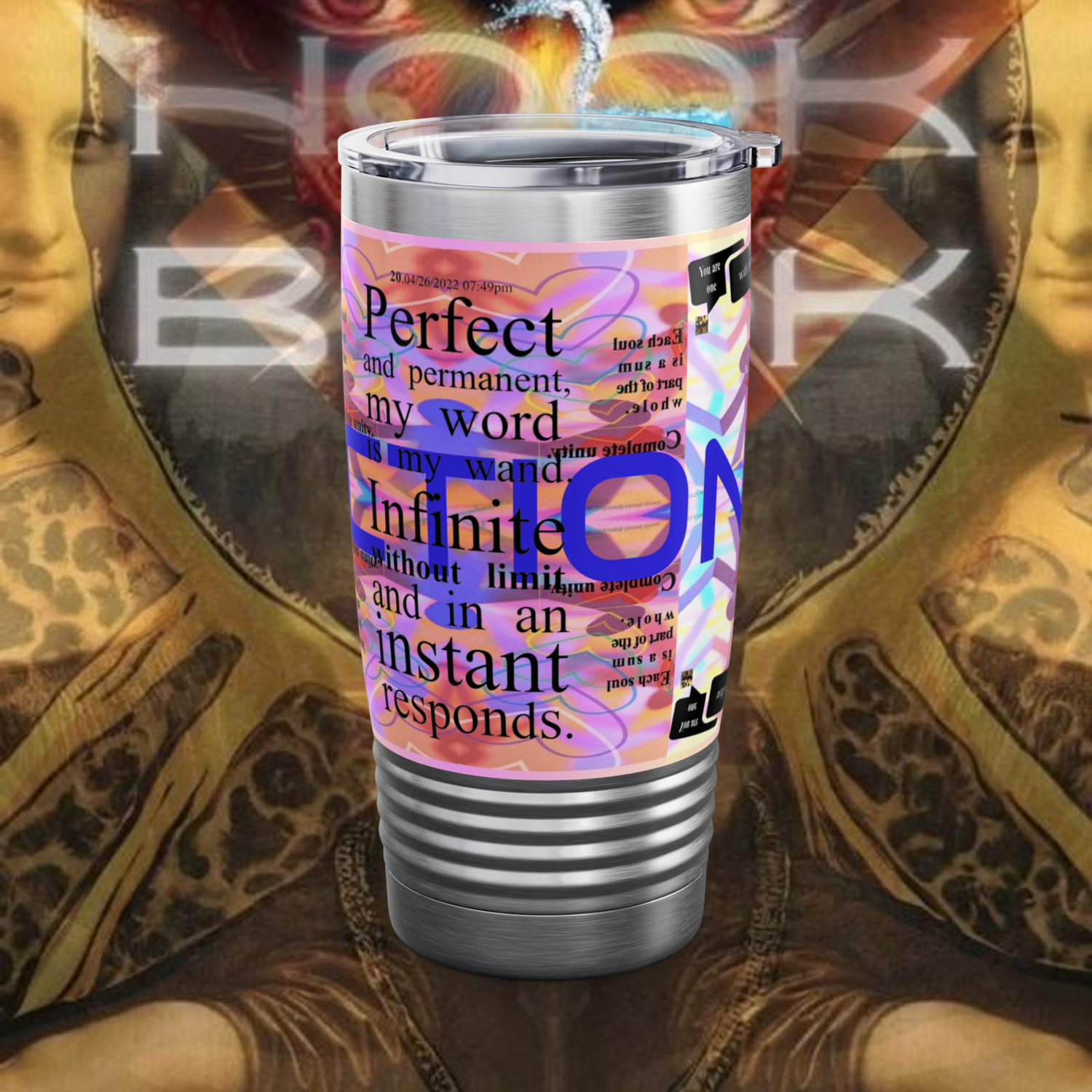 REFLECTION Stainless Steel Ringneck Tumbler 20oz ​SIX COLOR OPTIONS BY qUENTIN bENNETT