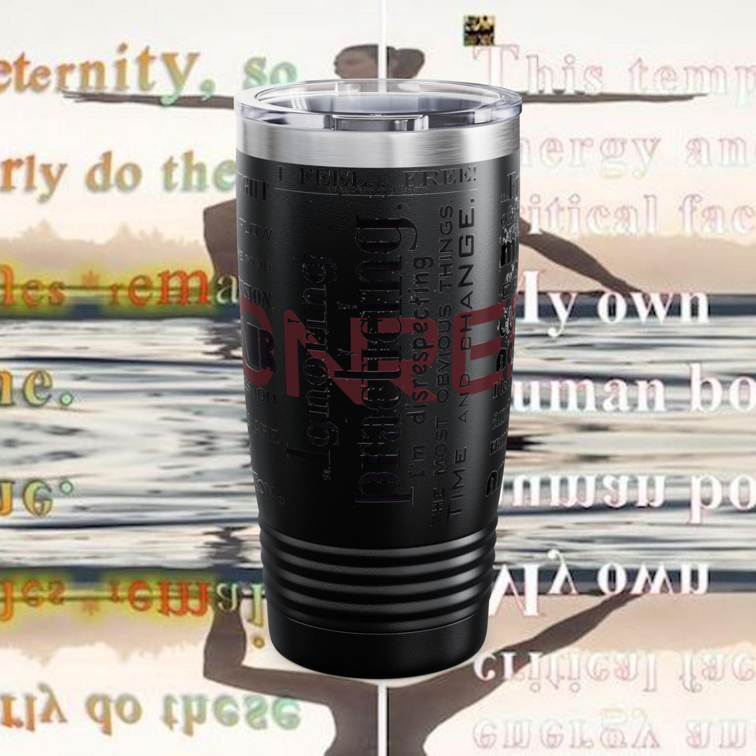 REFLECTION Stainless Steel Ringneck Tumbler 20oz ​SIX COLOR OPTIONS BY qUENTIN bENNETT