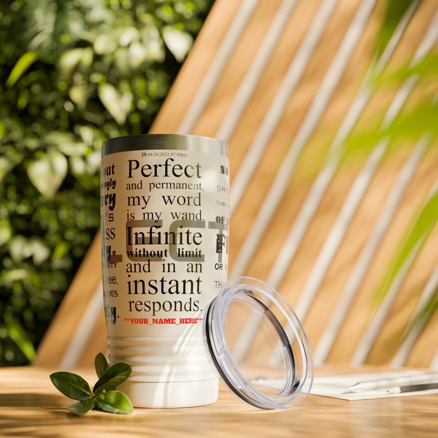REFLECTION Stainless Steel Ringneck Tumbler 20oz ​SIX COLOR OPTIONS BY qUENTIN bENNETT